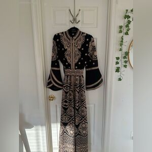 Women's long fancy dress - Size L